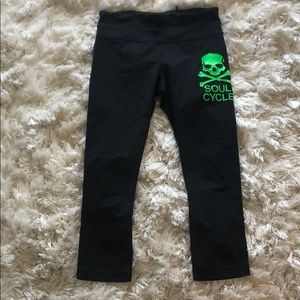 SoulCycle x Lululemon black leggings